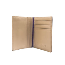 Load image into Gallery viewer, ClaudiaG Micro Leather Wallet- Chocolate/Tan
