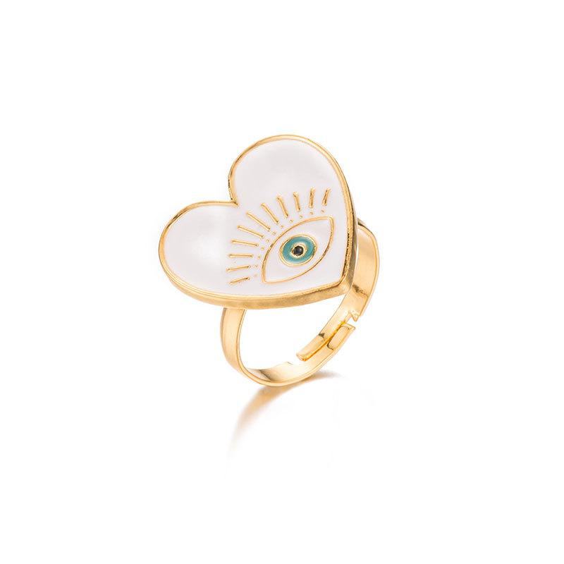 ClaudiaG White Heart Ring