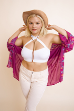 Load image into Gallery viewer, Cross Front Bralette Plus Size
