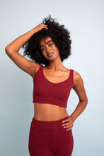 Load image into Gallery viewer, Cuddle Season Boucle Soft Brami Top XS/S / Maroon
