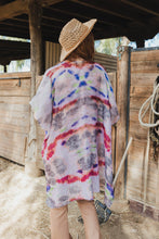Load image into Gallery viewer, Daydream Tie Dye Cover Up Kimono
