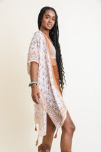 Load image into Gallery viewer, Ditsy Floral Paisley Kimono
