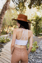 Load image into Gallery viewer, Dreamcatcher Tattoo Back Brami Bralette XS/S / White
