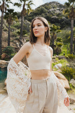 Load image into Gallery viewer, Dreamy Ribbed Knit Lounge Brami Bralette XS/S / Oatmeal
