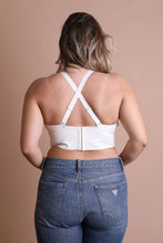 Load image into Gallery viewer, Faux Leather Longline Bralette
