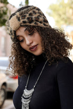 Load image into Gallery viewer, Faux Leopard Head Wrap Hats &amp; Hair

