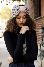 Load image into Gallery viewer, Faux Leopard Head Wrap Hats &amp; Hair
