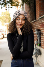 Load image into Gallery viewer, Faux Leopard Head Wrap Hats &amp; Hair Pink
