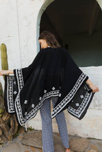 Load image into Gallery viewer, Floral Embroidered Sleeves Kimono Kimonos
