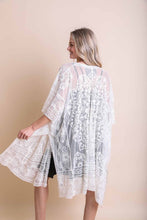 Load image into Gallery viewer, Floral Mandala Mesh Kimono Ponchos
