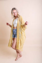 Load image into Gallery viewer, Floral Mandala Mesh Kimono
