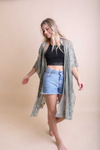 Load image into Gallery viewer, Floral Mandala Mesh Kimono Ponchos
