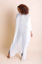 Load image into Gallery viewer, Frayed Trim Kimono Ponchos
