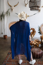 Load image into Gallery viewer, Frayed Trim Kimono Ponchos
