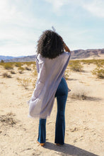 Load image into Gallery viewer, Frayed Trim Kimono Ponchos
