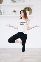 Load image into Gallery viewer, Good Vibes + Coffee - Boyfriend Tee

