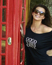 Load image into Gallery viewer, Good Vibes Only - Off the Shoulder
