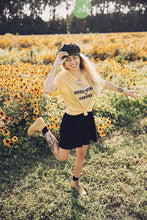 Load image into Gallery viewer, Good Vibes + Coffee - Boyfriend Tee
