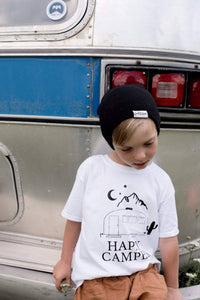 HAPPY CAMPER Kids Tee, Happy Camper Tshirts, Happy Camper Tees, Happy Camper Shirts