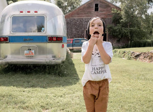 HAPPY CAMPER Kids Tee, Happy Camper Tshirts, Happy Camper Tees, Happy Camper Shirts