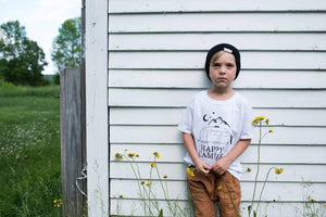 HAPPY CAMPER Kids Tee, Happy Camper Tshirts, Happy Camper Tees, Happy Camper Shirts
