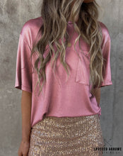 Load image into Gallery viewer, Satin touch pocket tee

