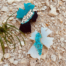 Load image into Gallery viewer, Cross Geode Car Freshie
