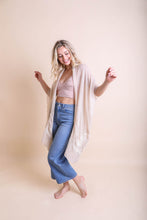 Load image into Gallery viewer, Imported floral embroidered white kimono featuring a lightweight design.
