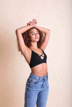 Load image into Gallery viewer, Kali Cross Plunge Bralette
