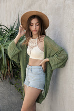 Load image into Gallery viewer, Knit Netted Cardigan Ponchos
