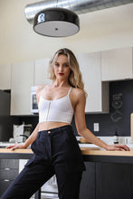 Load image into Gallery viewer, Longline Pullover Bralette XS/S / White
