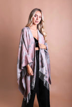 Load image into Gallery viewer, Marble Ruana Wrap Ponchos
