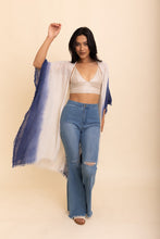 Load image into Gallery viewer, Mystic Hues Cotton Kimono Kimonos One Size / Ocean
