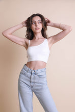Load image into Gallery viewer, Offset Shoulder Brami Top White / XS/S
