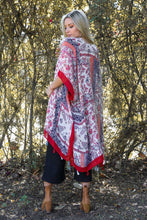 Load image into Gallery viewer, Paisley Floral Patchwork Kimono
