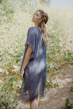 Load image into Gallery viewer, Pencil Stripe Lurex Trim Kimono Kimonos
