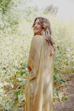 Load image into Gallery viewer, Pencil Stripe Lurex Trim Kimono Kimonos
