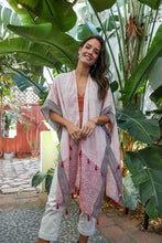 Load image into Gallery viewer, Persian Style Two Tone Tassel Kimono
