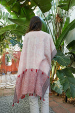 Load image into Gallery viewer, Persian Style Two Tone Tassel Kimono
