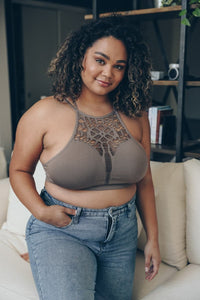 Plus Cutout Seamless Bralette
