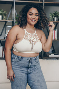 Plus Cutout Seamless Bralette