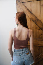 Load image into Gallery viewer, Reversible Plunge Seamless Longline Brami Bralette
