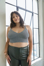Load image into Gallery viewer, Rib Knit Lounge Brami Bralette XL/2XL / Gray
