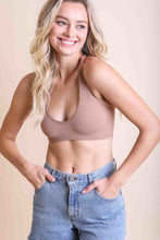Load image into Gallery viewer, Ribbed Racerback Bralette XS/S / Rose
