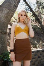 Load image into Gallery viewer, Romantic Lace Scallop Bralette Small / Mustard
