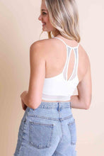 Load image into Gallery viewer, Seamless Polkadot Lace Trim Bralette
