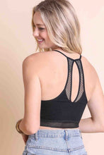 Load image into Gallery viewer, Seamless Polkadot Lace Trim Bralette
