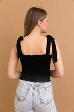 Load image into Gallery viewer, Seamless Vertical Smocked Tie Shoulder Top 😍
