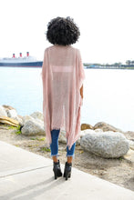 Load image into Gallery viewer, Sequin Border Frayed Kimono
