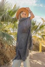 Load image into Gallery viewer, Sequin Detailed Frayed Kimono
